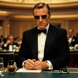 bill nye as james bond 0 0 7, casino royale iconic still