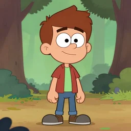 danni devito as a cartoon character, 2 0 0 6 kids tv show, in the style of alex hirsch from gravity falls, trending on artstation