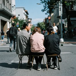 Candid Street Photography. FujiChrome Astia 100F
