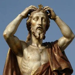 salome holding up head of st. john the baptist
