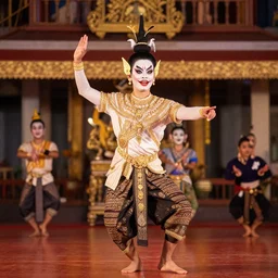 traditional thai dance ghost