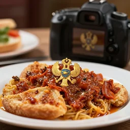 close - up focused dslr photograph of an montenegrin dinner, 8 k, high detail, volumetric lighting, hyperrealism, aesthetically pleasing, studio lighting, trending