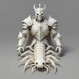 a portrait of white centipede armored death king. intricate, elegant, highly detailed, centered, digital painting, artstation, concept art, smooth, sharp focus, illustration, artgerm, tomasz alen kopera, peter mohrbacher, donato giancola, joseph christian leyendecker, wlop, frank frazetta