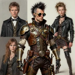 steam punk roman pasquino, contemporary collage, highly detailed, digital painting, 4 k, hdr, punk, fashion, smooth, sharp focus, art by nick knight, sandra chevrier and john hoyland