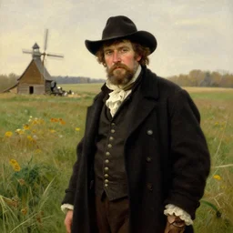 an amish man, george frederic watts