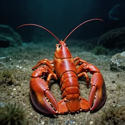 an award winning wide - angle analog photograph of a lobster looking like harry potter