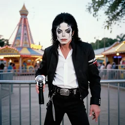 the ghost of michael jackson haunting an amusement park