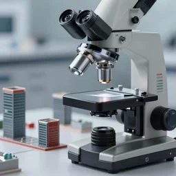 atomic city under a microscope
