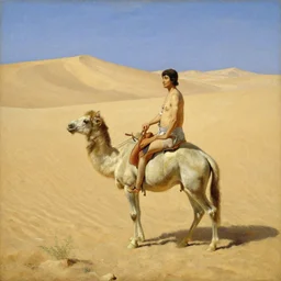 painting of the desert by jean - leon gerome