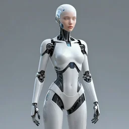 concept art of a cybernetic woman