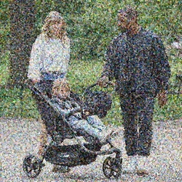Taylor Swift pushing Kanye West in a stroller, going for a walk in the park