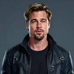 brad pitt as a cyberpunk man by josan gonzalez, 4 k, digital art
