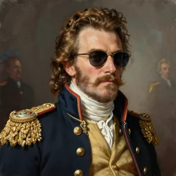 drdisrespect as napoleon, wearing sunglasses, breath taking, dignified, highly detailed painting by gaston bussiere, j. c. leyendecker, greg rutkowski, craig mullins, 8 k