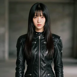 ektachrome, youthful asian demure, exquisite features, feminine cut, frontiers in flight leather suit mars lander, paul bellaart