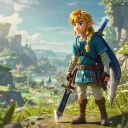 Link from the legend of Zelda in Game of Thrones, ultra, highly detailed, 4k quality photo