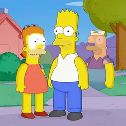 Springfield from The Simpsons, designed by Greg Rutkowski. Trending on Artstation