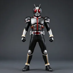 Kamen Rider full body portrait by Michelangelo