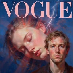 3 d, sci - fi, morning, sun rays, sleepy fashion model face, cinematic, lightning clouds, vogue cover style, stanley kubrick, light red and deep blue mood, realistic painting, intricate oil painting, high detail, figurative art, multiple exposure, poster art, 3 d, by tooth wu and wlop and beeple and greg rutkowski