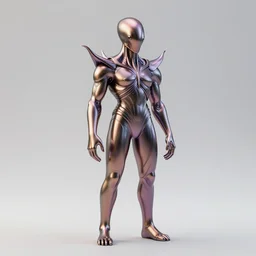 metallic cthulhu - cybog. shiny, gradient lighting, detailed, full - body, concept art, hyper - realistic, art by hr - giger, octan render, 8 k