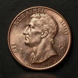 a photorealistic painting of a penny, dark lighting, low light, highly detailed, cinematic, trending on artstation