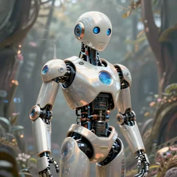 sentient robot, inspired by mario feng, intricate, elegant, volumetric lighting, scenery, digital painting, highly detailed, artstation, sharp focus, illustration, concept art, luis rollo, john berkey