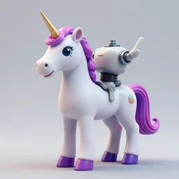 🦄, 🤖, by greg rutkowski, trending in artstation, rendering unreal engine 5, digital art