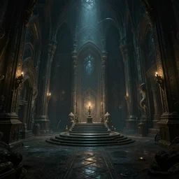 chamber, fantasy, unreal engine, darkness