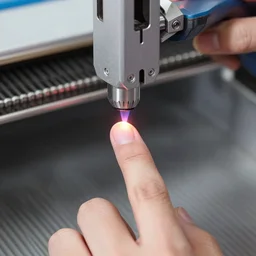 laser cutting fingers off detailed