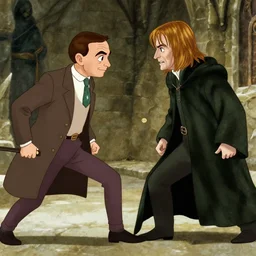 mr bean killing voldemort in lord of the rings