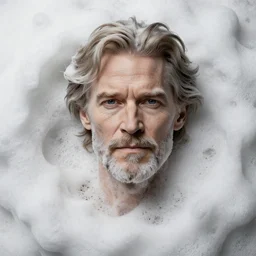 foam made of willem dafoe : intricate, elegant, highly detailed, centered, smooth, sharp focus,