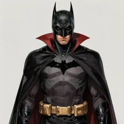 Batman as Vampire, trending on artstation, ultra detailed, 8k, character illustration by Greg Rutkowski, Thomas Kinkade.
