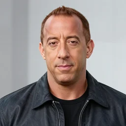 Vin Diesel with a mulet haircut