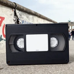 VHS tape of the Berlin Wall coming down