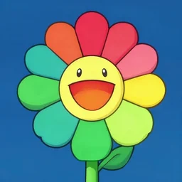 a happy flower bytakashi murakami