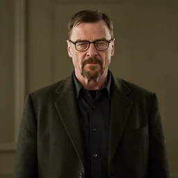 christian bale as walter white, film still