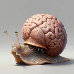 a snail with a very big human brain as shell, robot character, intricate, elegant, highly detailed, centered, digital painting, artstation, concept art, smooth, sharp focus, illustration, artgerm, tomasz alen kopera, peter mohrbacher, donato giancola, joseph christian leyendecker, wlop, boris vallejo