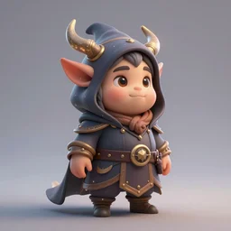 super cute Kobold Mage 3D concept by frank frazetta style, Natalie Behle, foggy, glowing effect, beautiful detailed, chubby, face realistic, Game Art, hyper detailed, no background, Character Modeling, cartoon, cinematic, raytrace, Trend on artstation, C4D