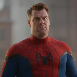 hank hill in spider man enter the spider - verse, epic, extreme detail, soft focus, cinematic,