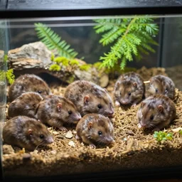 vivarium which is designed primarily for the study of mole colonies and how moles behave