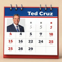 ted cruz on a firemen calendar - w 1 0 2 4