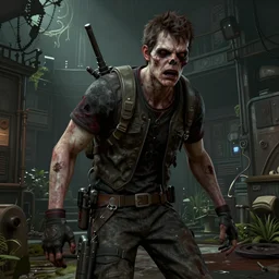 highly detailed portrait of a boomer zombie from left 4 dead, style of stephen bliss, unreal engine, global illumination, detailed and intricate environment