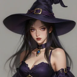 portrait of cute attractive sexy witch, highly detailed, digital painting, artstation, concept art, sharp focus, illustration, art by greg rutkowski