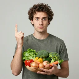 a stereotypical vegan