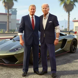 joe biden in gta 5, screenshot, supercar, npc