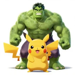 dynamic asthetic! portrait of hulked pikachu by cory walker and ryan ottley and jack kirby and barry windsor - smith, comic, illustration, photo real