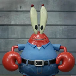 prison mugshot of real - life mr. krabs, bright flash, red shell, blue shirt, blue jeans, low saturation, somber expression, protruding eyestalks, rugged textured face, soft vignette, soft focus, 5 0 mm, 4 k, nypd