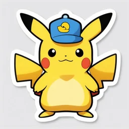 cute miss mascot ouvrifier ouvrifier gurdurr pokemon sticker art, cronobreaker, beeple game icon