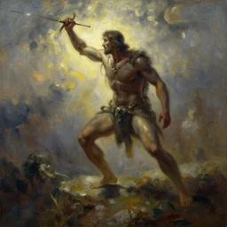 epic composition painting