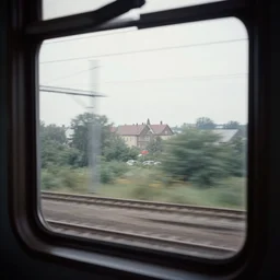 view from a moving train window east germany 1 9 8 5