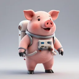 👨🚀🐷, artstation, octane render, unreal engine 5, cinema 4 d, cinematographic, hyper realistic, blender